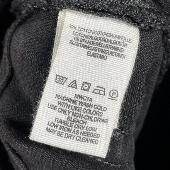 Free People Jeans Womens 26 black skinny denim boho casual distressed - Picture 5 of 9